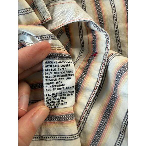 Tommy Bahama Jeans Island Shirt Mens XL Cotton Stripe Button Down Long Sleeve - Picture 8 of 10